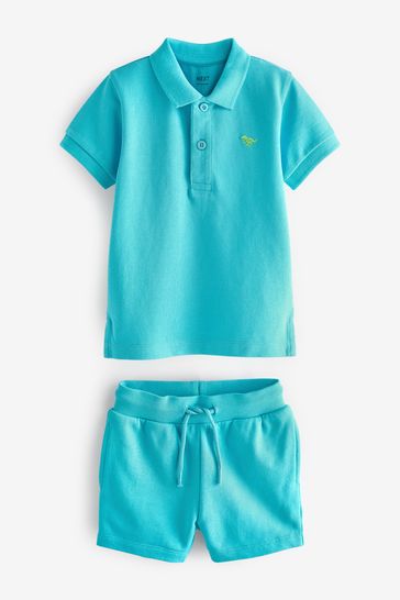 Light blue polo shirt toddler discount