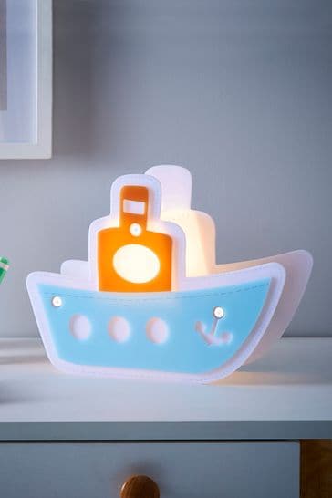 glow White Boat Table Lamp