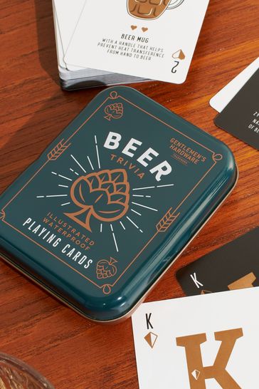 Multi Gentlemen's Hardware Beer Trivia Playing Cards