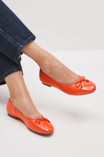 Orange Regular/Wide Fit Forever Comfort® Ballerina Shoes