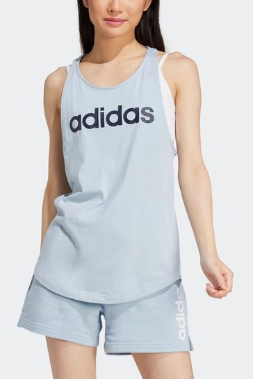 Buy adidas Blue Sportswear Essentials Loose Logo 100 Cotton Tank Top from Next Canada