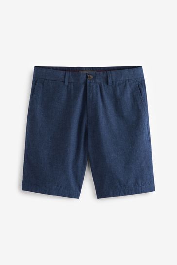 Mens linen shorts next clearance