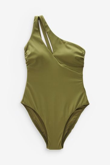 Buy Khaki Green Tummy Control Swimsuit from Next Luxembourg