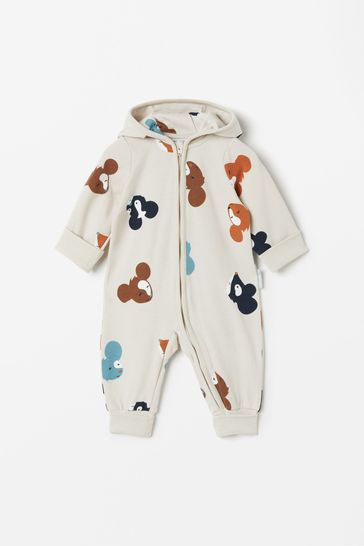 PO.P Natural Organic Cotton Mouse Print All-In-One