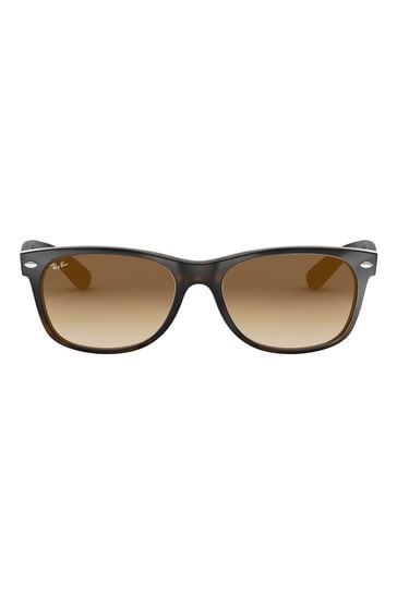 Ray ban new wayfarer brown deals