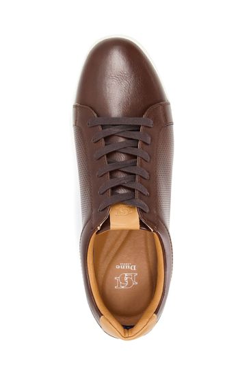 Buy Dune London Brown Tezzy Perf Entry Trainers from Next Luxembourg