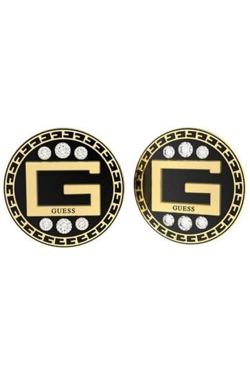Guess Jewellery Ladies Gold Tone G Solitaire Earrings