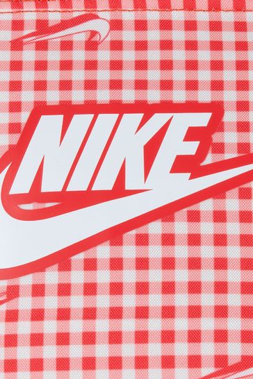 Nike Red Gingham Kids Lunch Bag and Picnic Blanket