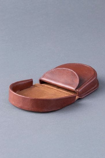 Leather coin holder best sale