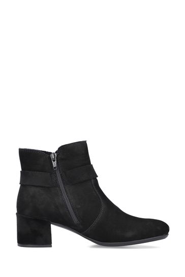 Black new arrivals zipper boots