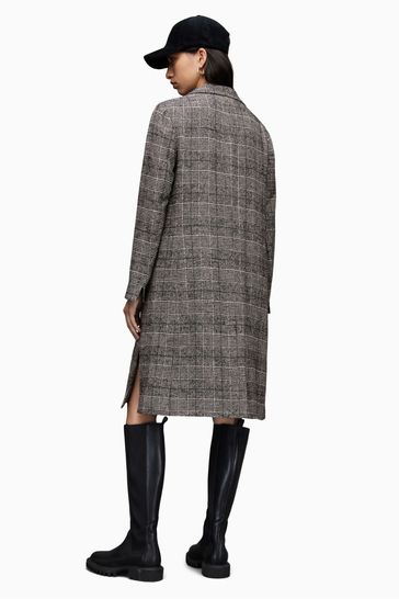 Allsaints check coat online