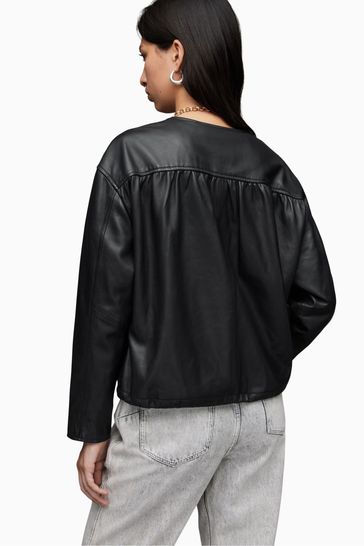 Buy AllSaints Darcy Black Bomber Jacket from Next Singapore