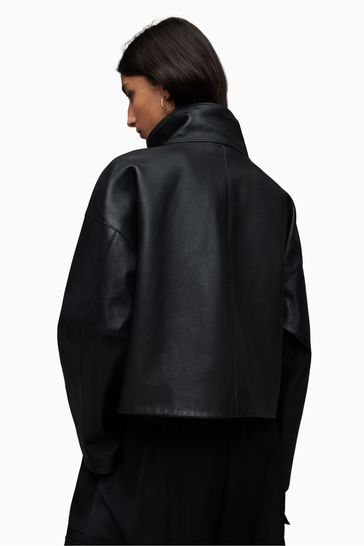 Buy AllSaints Black Ryder Jacket from Next Luxembourg