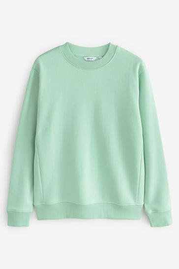 Mint green crew neck clearance