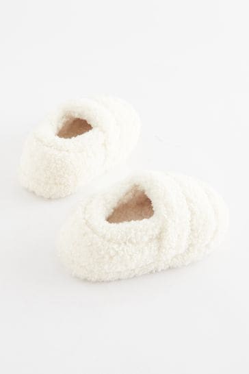 Teddy top fleece slippers