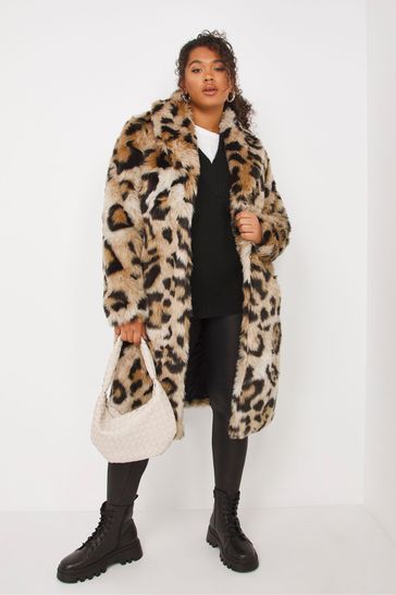 Simply be faux fur coat 2025