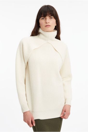 White cut out jumper 2025