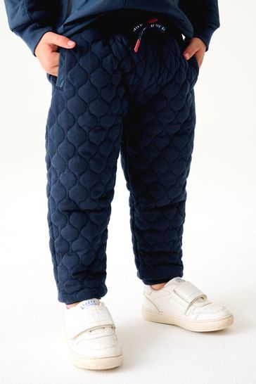 Quilted jogger best sale set