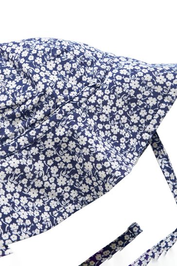 Navy blue floppy sun hat on sale