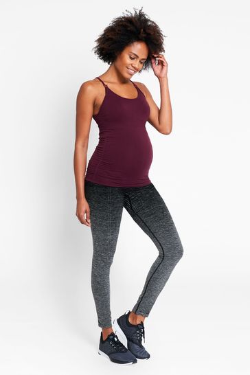 Buy JoJo Maman Bébé Grey Ombré Maternity Seamless Support Workout Leggings  from Next USA