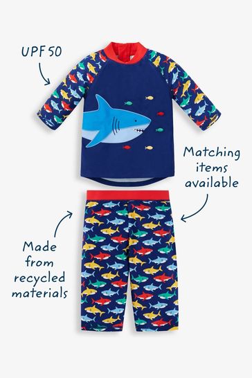 Buy JoJo Maman B b Navy UPF 50 2 Piece Sun Protection Suit from