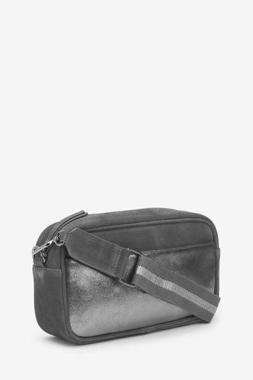 Leather crossbody camera bag store