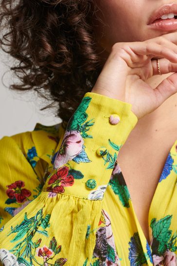 Superdry yellow dress hot sale
