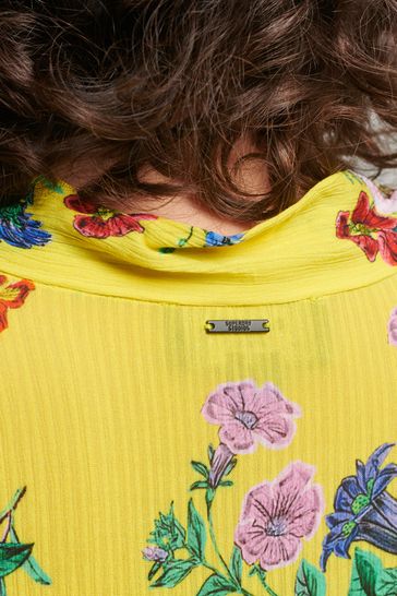 Superdry yellow dress discount