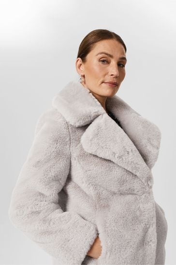 Hobbs faux new arrivals fur coat