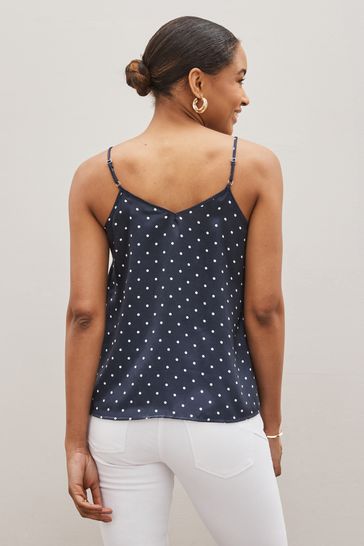Polka dot cami top