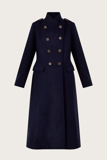 Wool skirted cheap coat