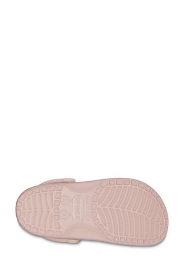 Metallic outlet pink crocs