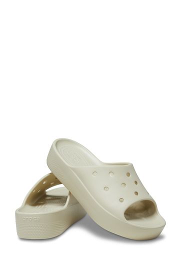 Crocs women's sales platform slide sandal