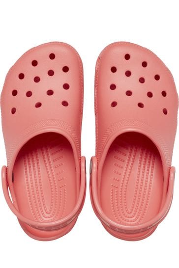 Red classic best sale crocs