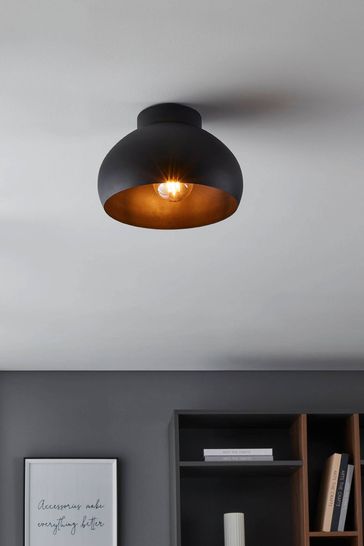 Black matte ceiling on sale light