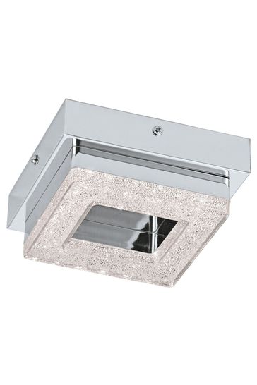 Eglo Silver Fradelo LED Crystal Ceiling Light