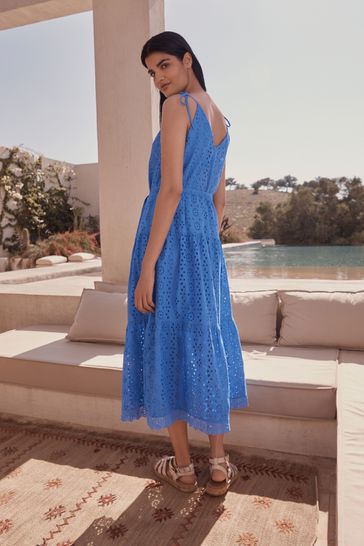 Blue midi hot sale