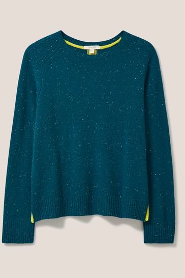 White Stuff Blue Greenwich Jumper