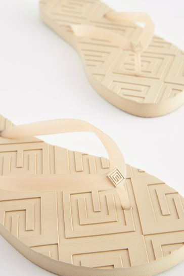Monogram sandals discount