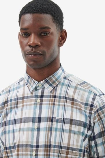 Barbour madras shirt discount