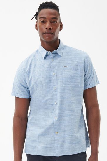 Barbour chambray shirt new arrivals