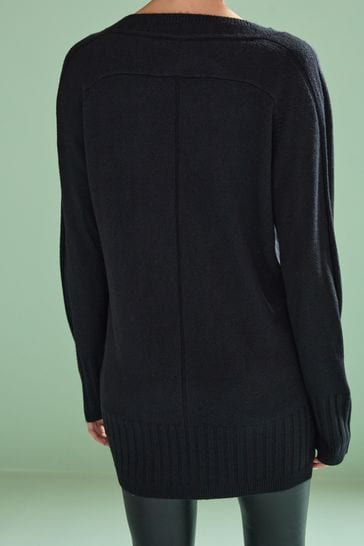 Black tunic jumper uk clearance