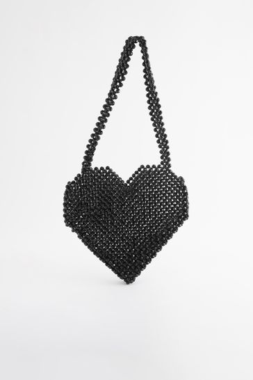 Beaded online heart bag