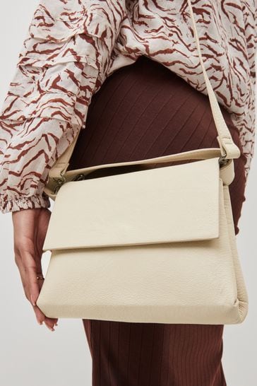 Cream top handle bag sale