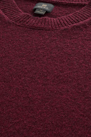 Red lambswool jumper store