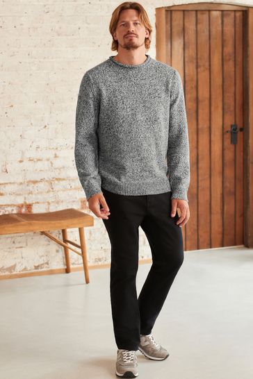 Grey twist outlet front jumper