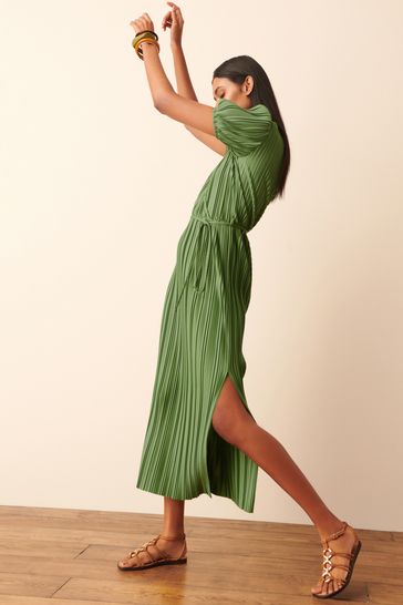 Next clearance plisse dress