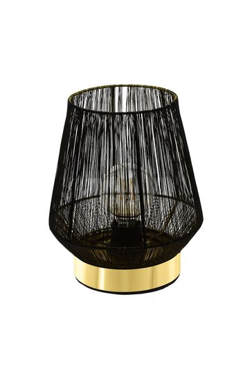 Eglo Black Escandidos Brushed Table Lamp