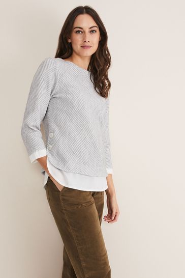Phase Eight Grey Elizza Jumper