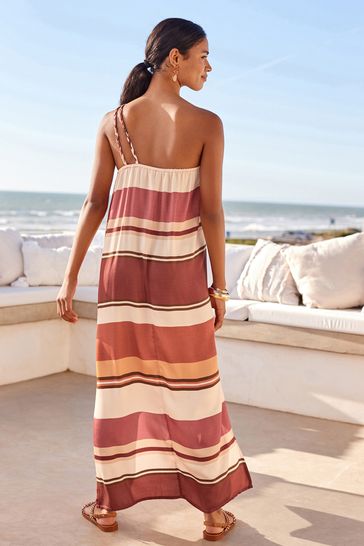 Women's striped maxi dress outlet